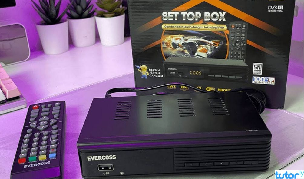 cara memasang set top box pada TV tabung