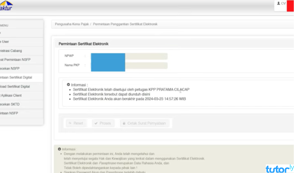 Cara Daftar eFaktur Pajak Online