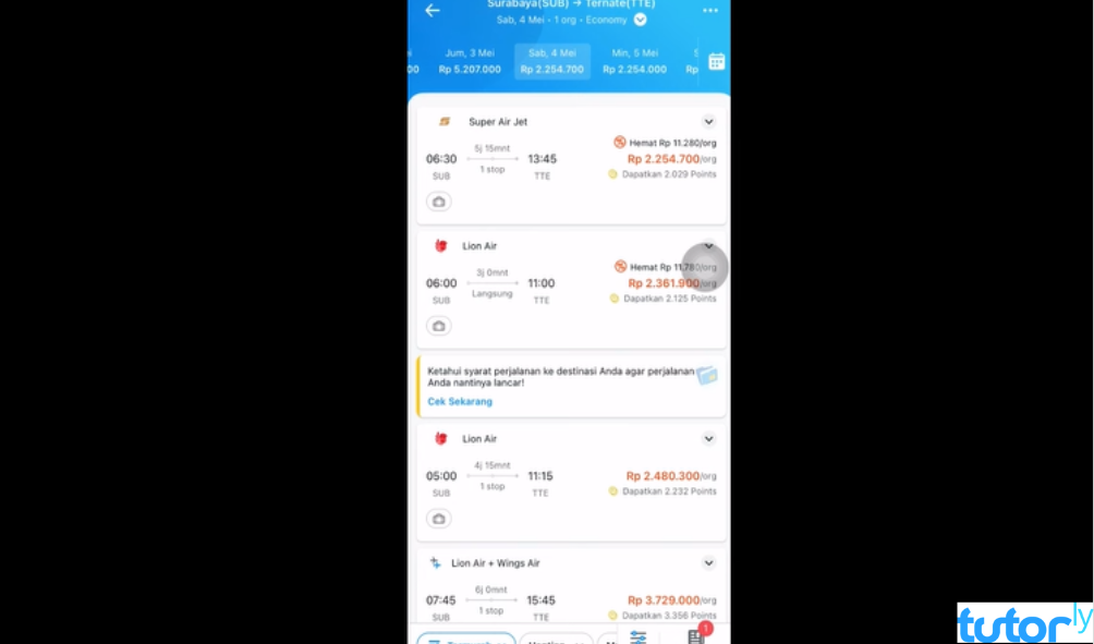 Cara Beli Tiket Pesawat di Traveloka