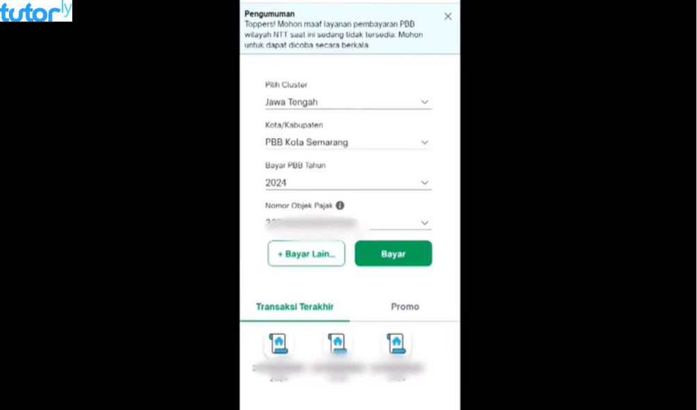 cara bayar Pajak Bumi dan Bangunan (PBB) online