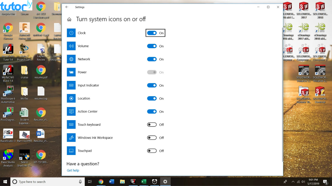 Cara Menampilkan Icon Baterai di Laptop