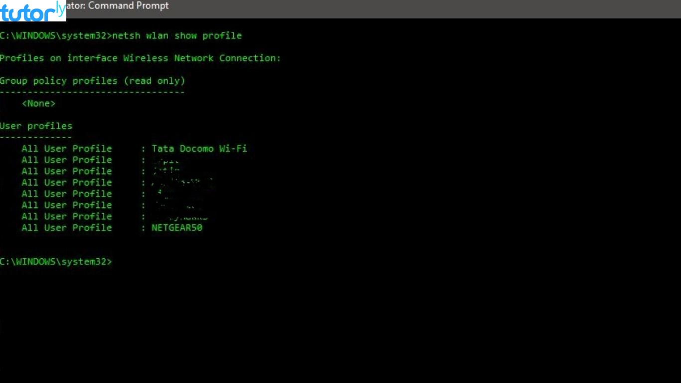 Cara Melihat Password WiFi di CMD