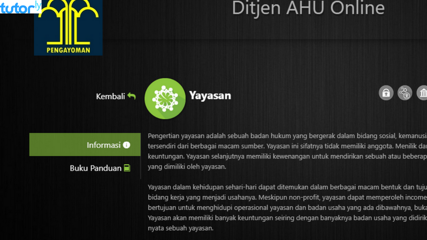 cara cek yayasan terdaftar atau tidak
