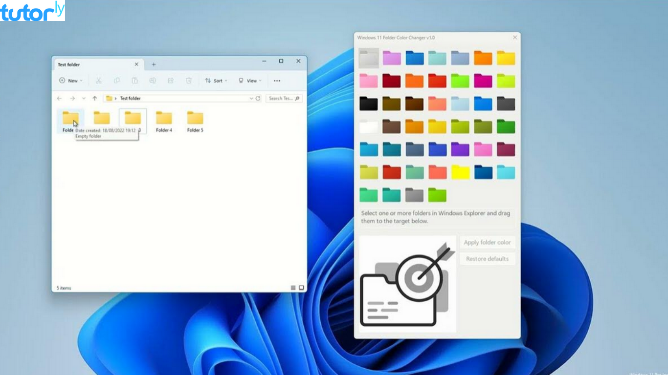cara mengubah warna folder di Windows