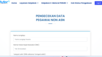Cara Cek Data Non ASN Online Cara Cek Data Non ASN Online