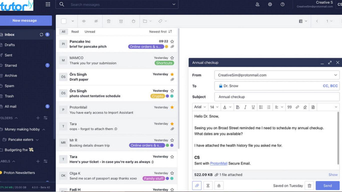 cara membuat akun Proton Mail