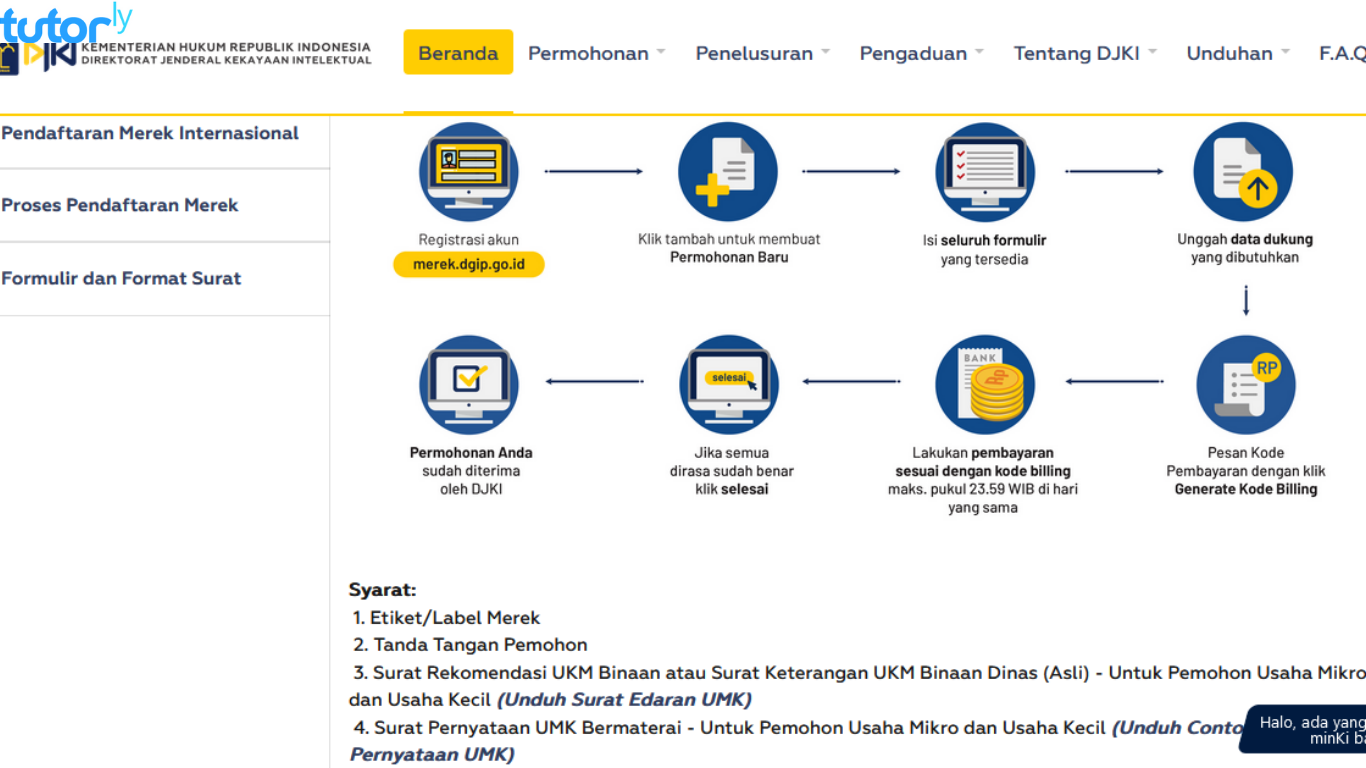 Cara Daftar Merek Usaha