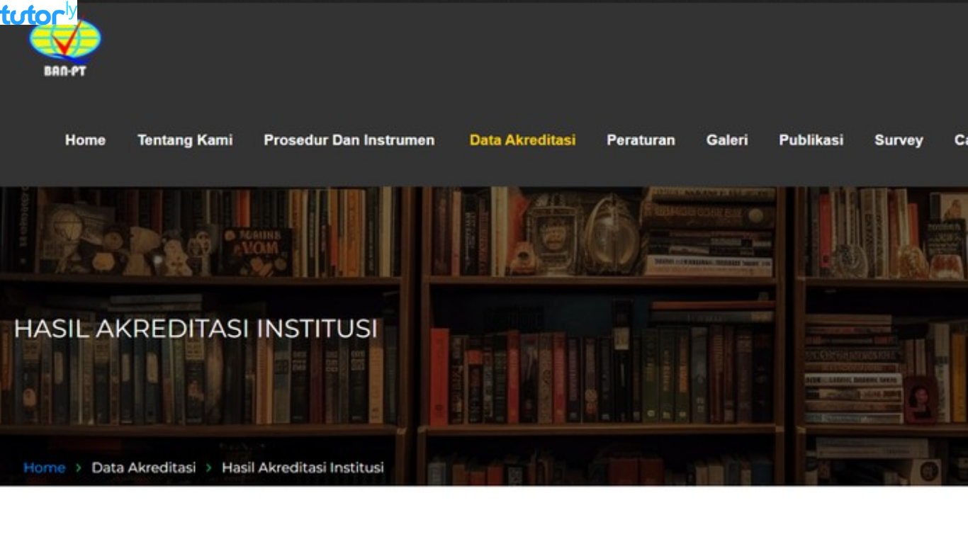 cara download sertifikat akreditasi kampus di BAN PT