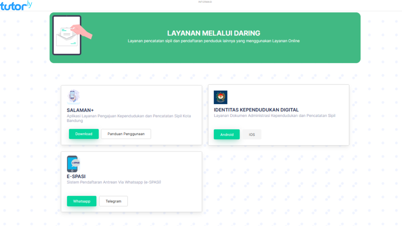 cara daftar antrian di Disdukcapil Bandung