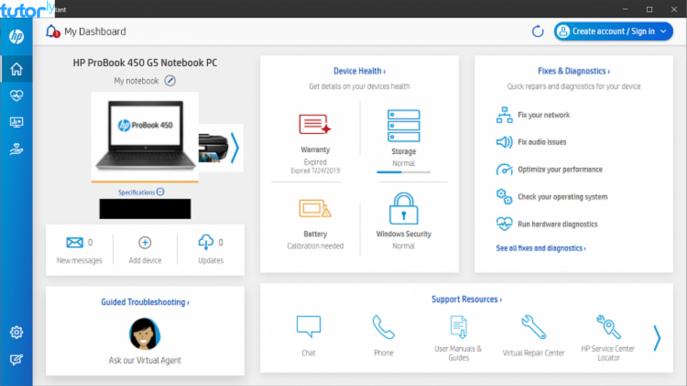cara kalibrasi baterai laptop Windows 10