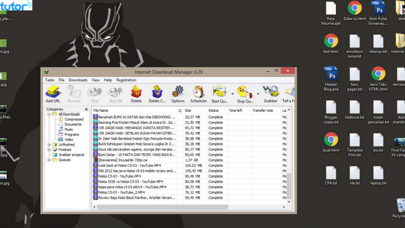 cara mempercepat download IDM