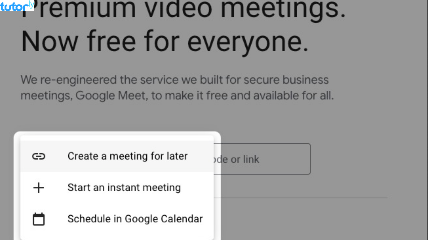 Cara Membuat Link Undangan Google Meet